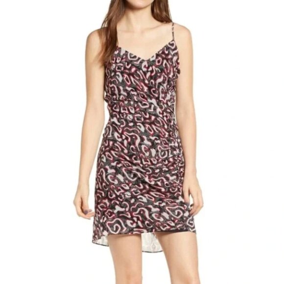 Rebecca Minkoff Kinsley Dress Black Multi - Picture 1 of 8